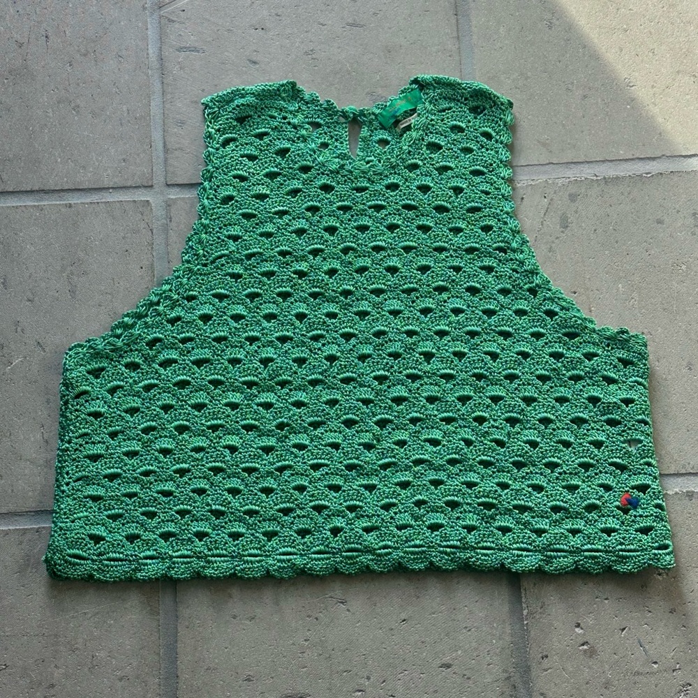 Clare V Crocheted Tank / Sweater Vest